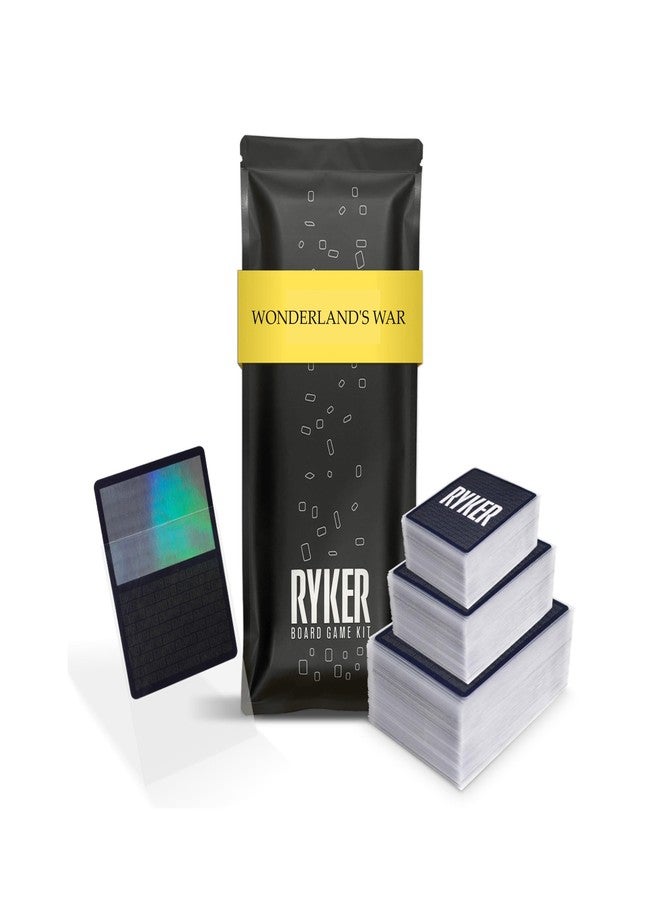 Ryker رايكر | متوافق مع أغطية حماية بطاقات وندرلاندز وور | خالٍ من مادة PVC | أغطية شفافة لبطاقات ألعاب الورق | أغطية قياسية، وأغطية بطاقات أوروبية صغيرة، وأغطية بطاقات التارو | (200 قطعة) - Image 1